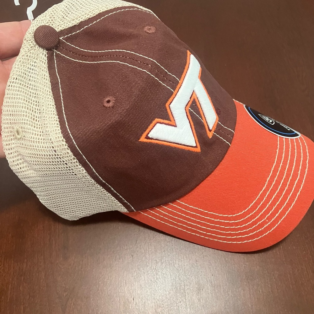 NWT Hokies Top of the World Virginia Tech Truckers Hat - Picture 3 of 4